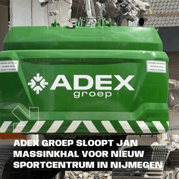 Adex Groep sloopt Jan Massinkhal voor nieuw sportcentrum in Nijmegen