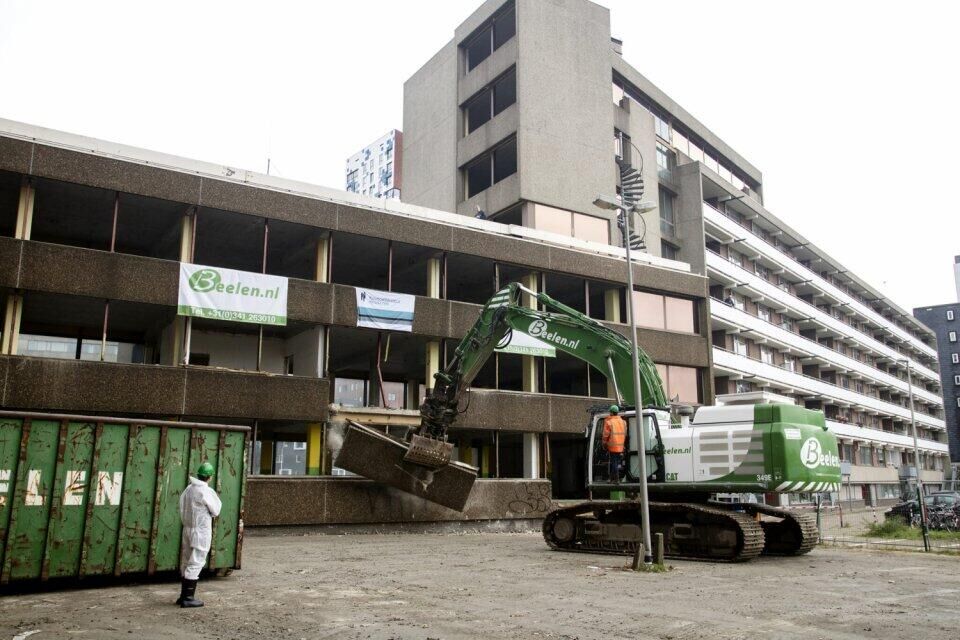 Sloop van het lelijkste gebouw van Nijmegen 