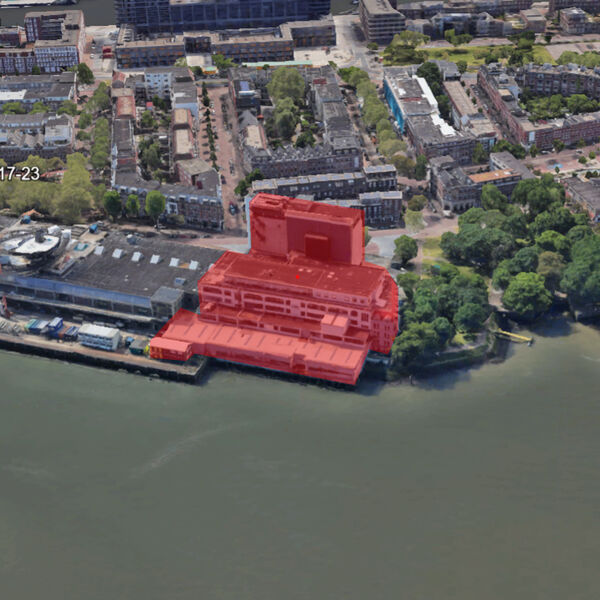 Start transformatie provimiloods naar danshuis Rotterdam