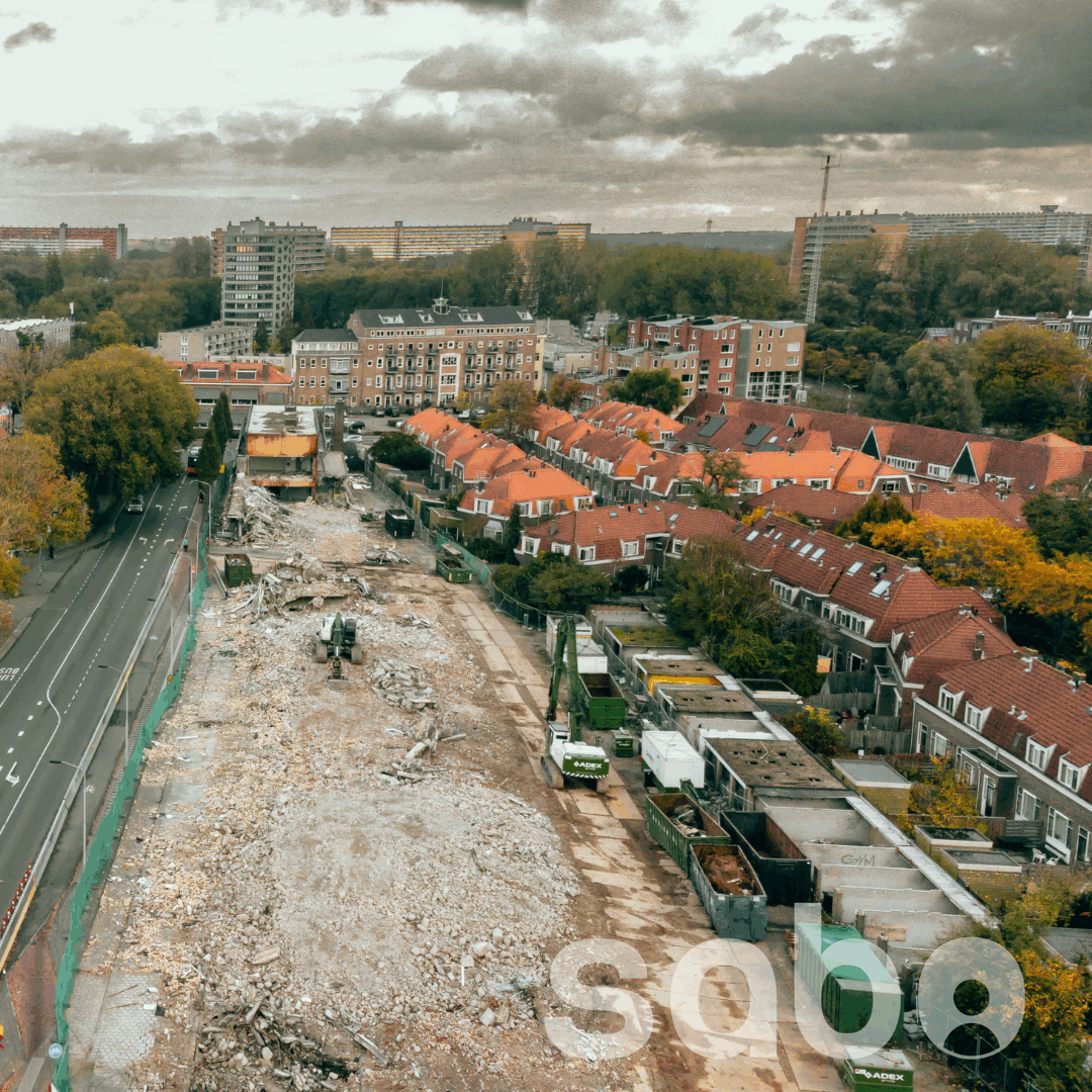 Van betonpuin naar herbruikbaar bouwmateriaal in Zaandam 