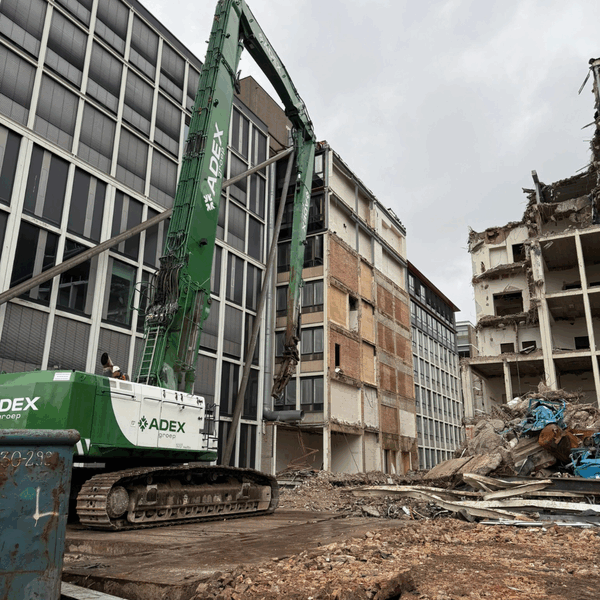 Voortgang circulaire sloop Wis- en Natuurkundegebouw VU Amsterdam
