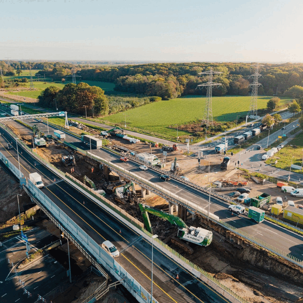 Weekendwerk op de A2 bij Urmond 