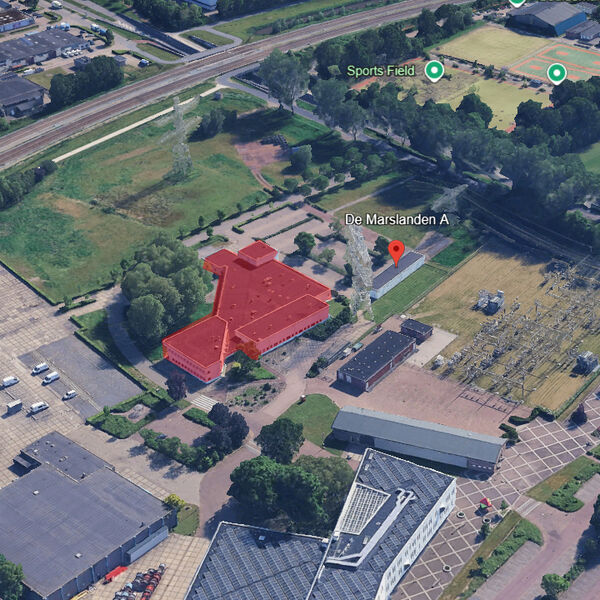 Werken onder hoogspanning in Marslanden Zwolle
