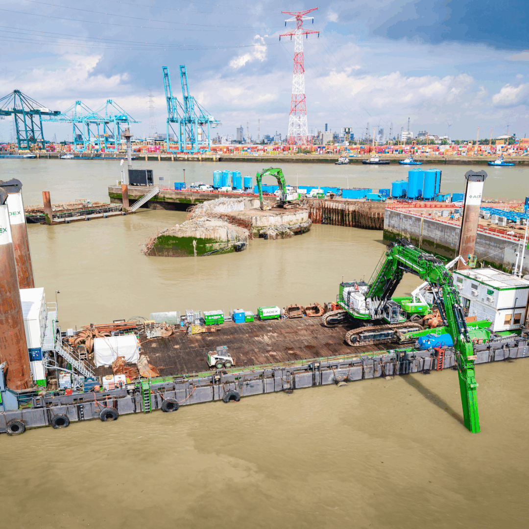 Werken op het ritme van het getij in Antwerpen
